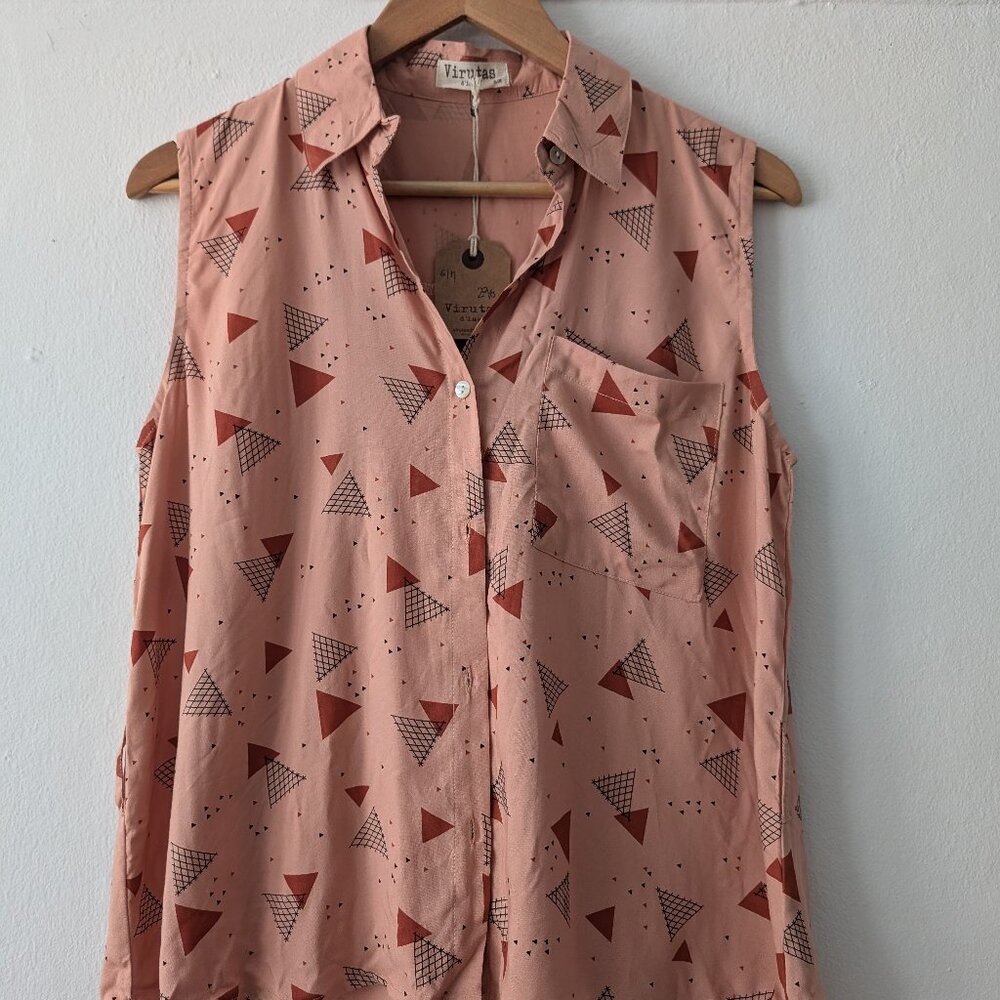 Virutas Spanish Designer Blouse NWT